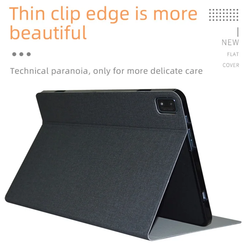 For Blackview Tab 16 Business Slim Tablet Case PU Leather Stand Protective Cover - Blue