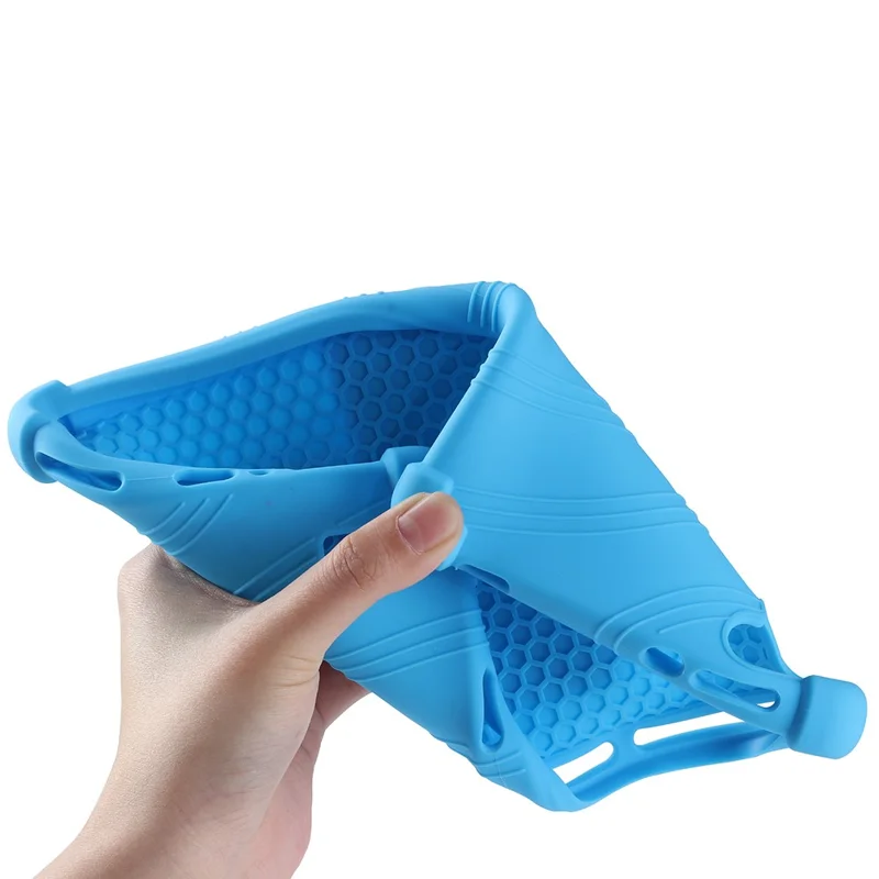 Tablet Case for Blackview Tab 6 Drop Resistant Silicone+PC Protective Cover with Kickstand - Green