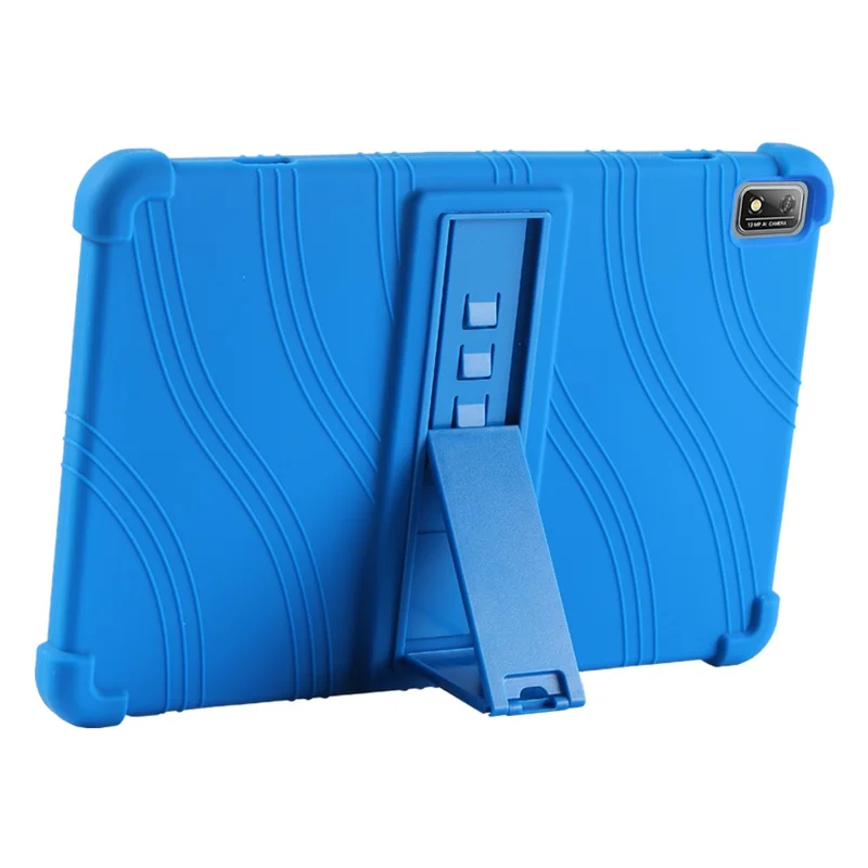 Per Blackview Tab 16 Resistente ai Graffi Custodia per Tablet Silicone+PC Copertura Protettiva con Supporto - Viola