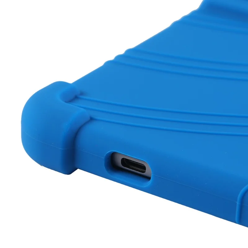 Per Blackview Tab 16 Resistente ai Graffi Custodia per Tablet Silicone+PC Copertura Protettiva con Supporto - Viola