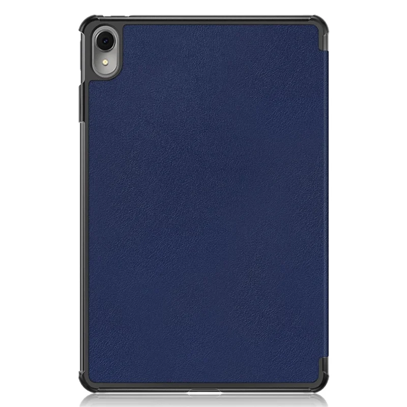 For Huawei MatePad 11 (2023) Tri-fold Stand Tablet Case PU Leather Tablet Cover with Auto Wake / Sleep - Dark Blue