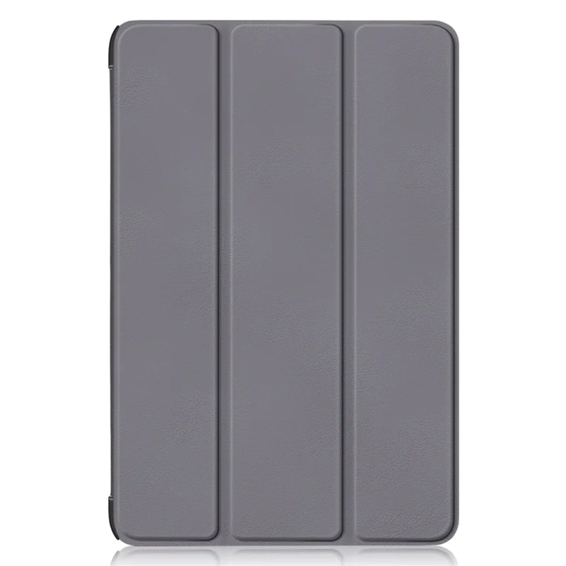 For Huawei MatePad 11 (2023) Tri-fold Stand Tablet Case PU Leather Tablet Cover with Auto Wake / Sleep - Grey