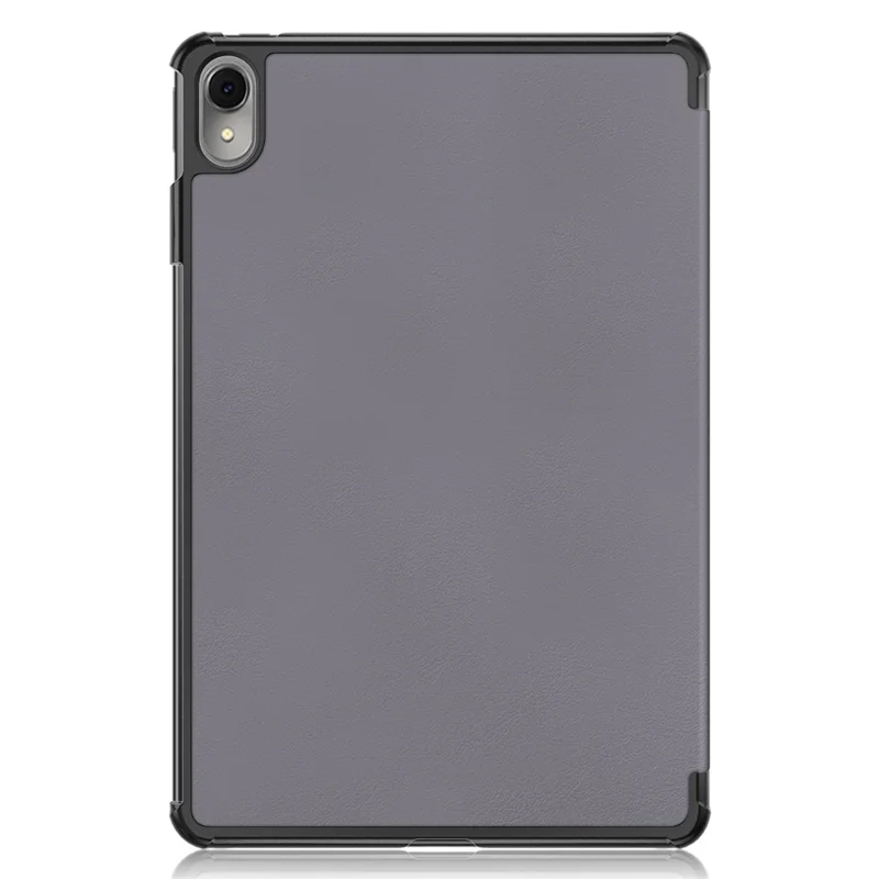 For Huawei MatePad 11 (2023) Tri-fold Stand Tablet Case PU Leather Tablet Cover with Auto Wake / Sleep - Grey