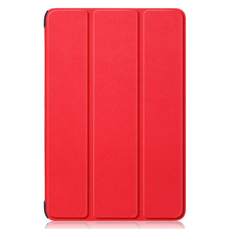 For Huawei MatePad 11 (2023) Tri-fold Stand Tablet Case PU Leather Tablet Cover with Auto Wake / Sleep - Red