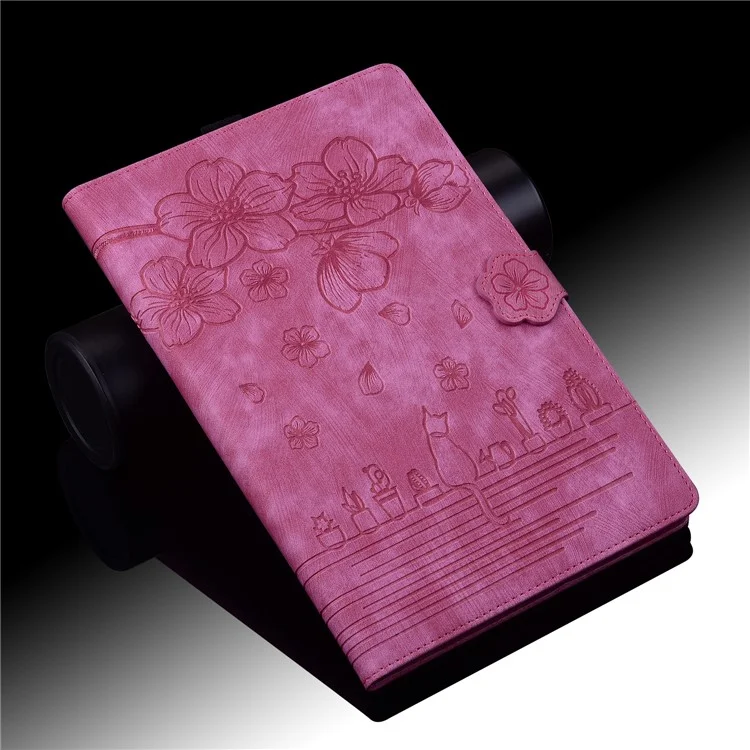 Para Lenovo Tab M10 (Geração 3) TB-328XU / TB-328FU Capa Tablet de Couro PU com Suporte - Rose
