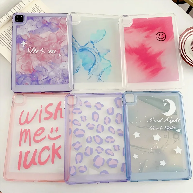 For iPad Pro 11-inch (2018) / (2020) / (2021) / (2022) TPU + PC Tablet Case Pattern Printing Protective Cover - Style C