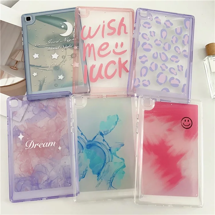 Per Samsung Galaxy Tab A7 10.4 (2020) / (2022) / T500 / T505 Custodia Protettiva Stampa Modello TPU + PC Custodia per Tablet - Stile E
