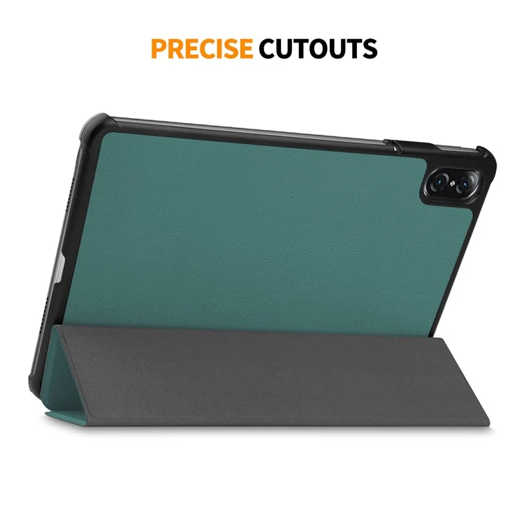 ENKAY HAT PRINCE Funda para Tablet Honor Pad V8, Trifold Stand Funda de Piel PU + PC con Activación / Reposo Automático - Negro