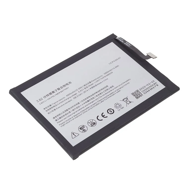 For ZTE nubia X / nubia Red Magic Mars 3.85V 3900mAh Li-ion Battery Assembly Part (Encode: LI3937T44P6H886639) (without Logo)