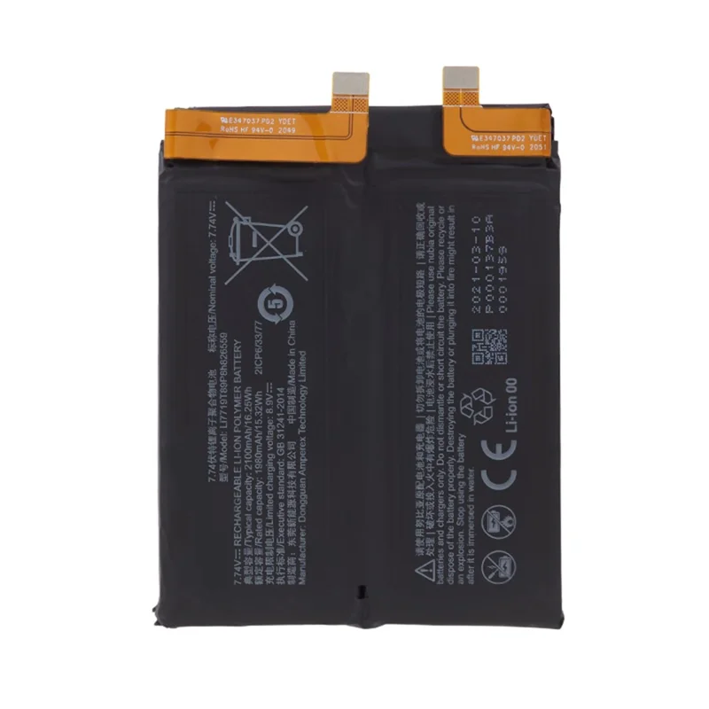 For ZTE nubia Z30 Pro 3.85V 3960mAh Rechargeable Li-Polymer Assembly Part (Encode: LI7719T89P8H826559)