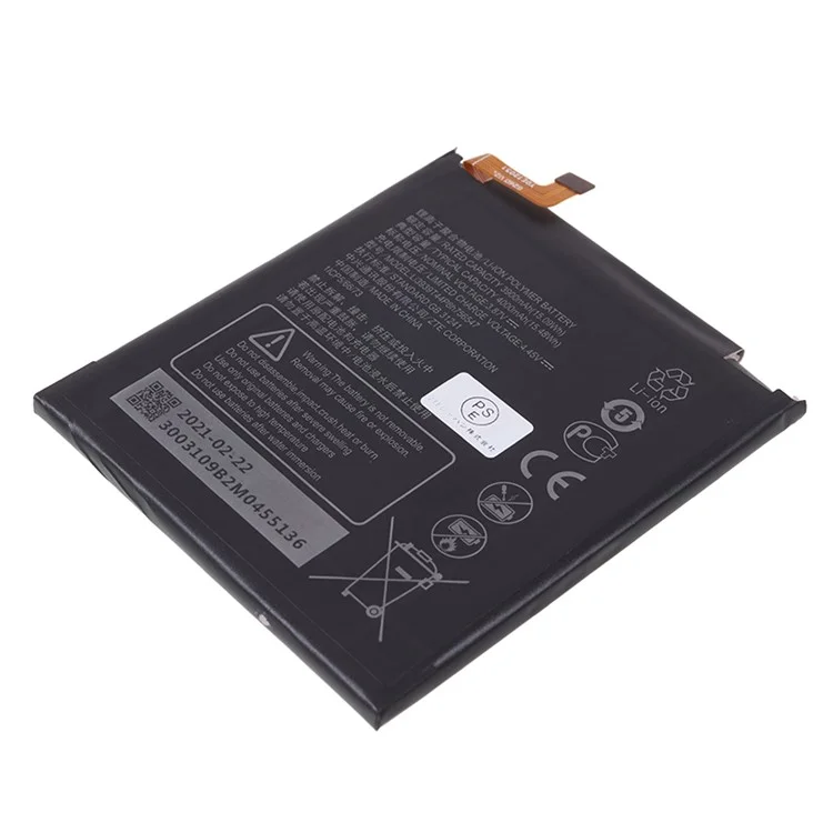 Pour ZTE Axon 9 Pro / Axon 10 Pro 5G 3,85v 3900mAh Pièce D'assemblage Li-polymère Rechargeable (Encode: LI3939T44P8H756547)