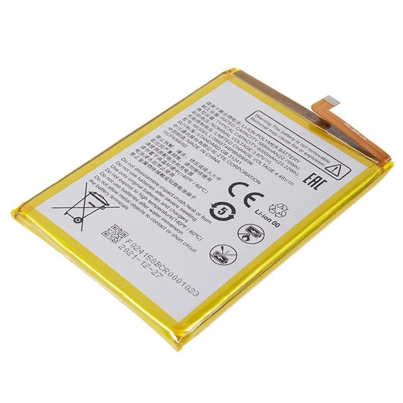 Para ZTE S30 SE / S30 Pro / S30 3.85V 5890mAh Batería de polímero de litio recargable Pieza de repuesto (Código: LI3959T44P8H956656)