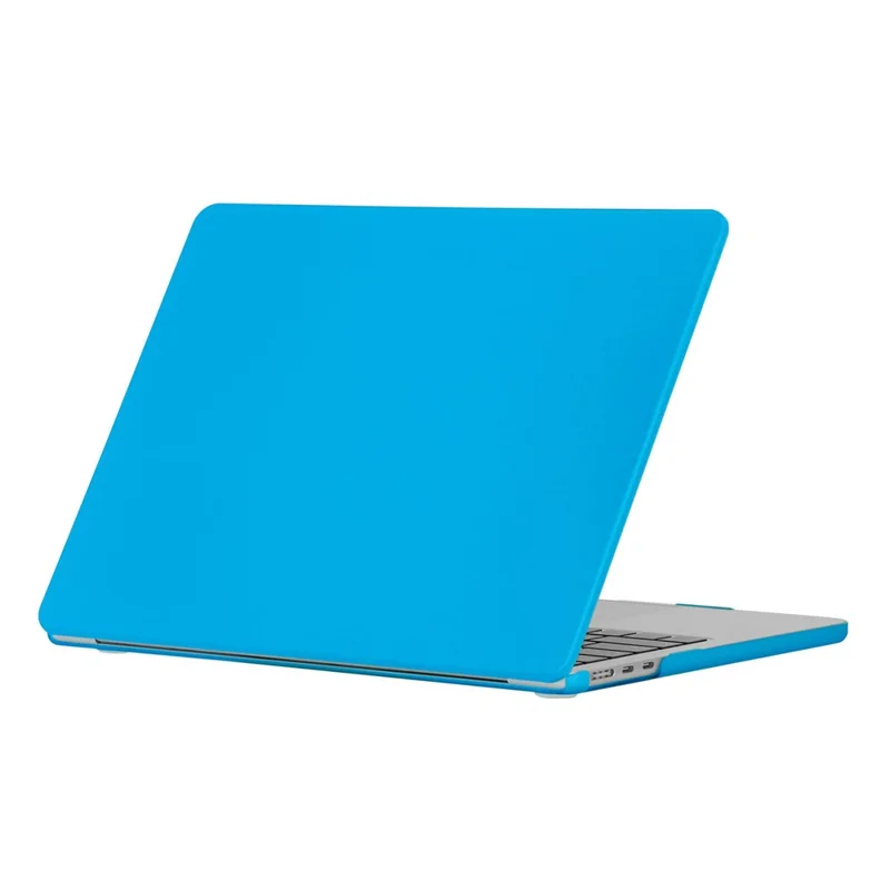 For Macbook Air 15 inch (2025) / (2024) A3114 M3 / (2023) M2 A2941 Laptop Case Anti-Scratch Hard PC Matte Notebook Cover - Aqua Blue