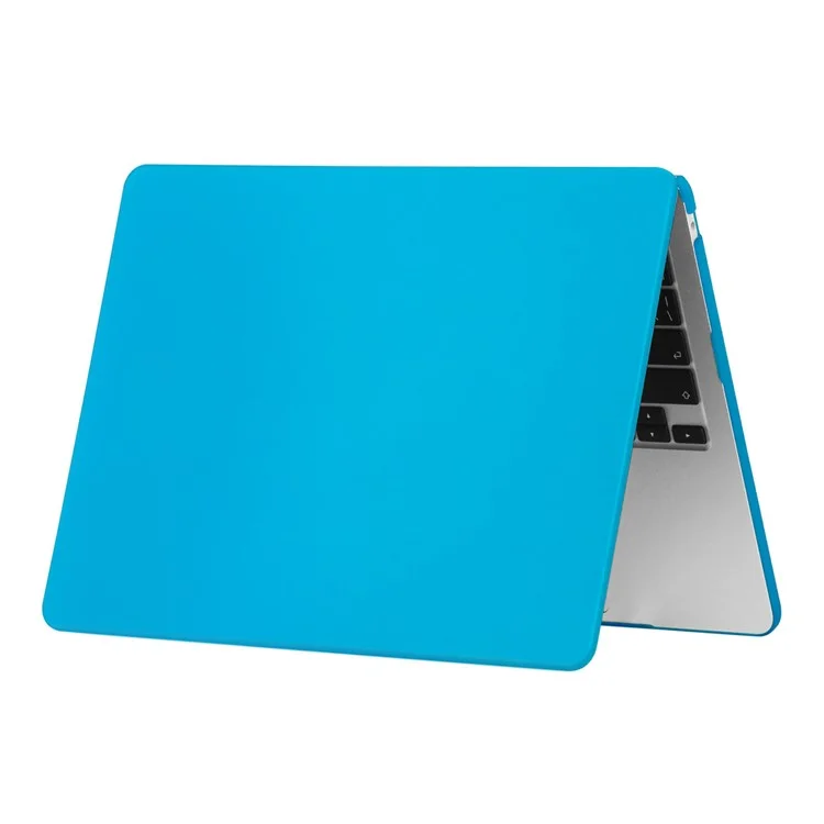 For Macbook Air 15 inch (2025) / (2024) A3114 M3 / (2023) M2 A2941 Laptop Case Anti-Scratch Hard PC Matte Notebook Cover - Aqua Blue