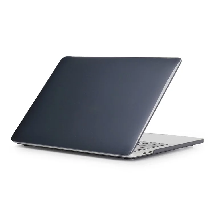 Per Macbook Air 15 pollici (2023) M2 A2941 / (2024) A3114 M3 Custodia per laptop in PC rigido trasparente e protettiva - Nero