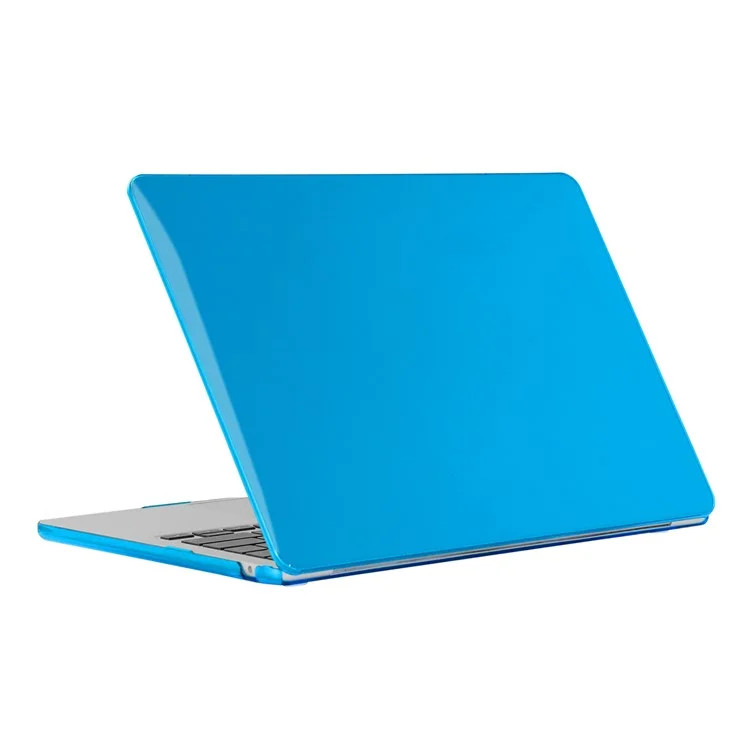 For Macbook Air 15 inch (2025) / (2024) A3114 M3 / (2023) M2 A2941 Laptop Case Transparent Hard PC Protective Cover - Blue