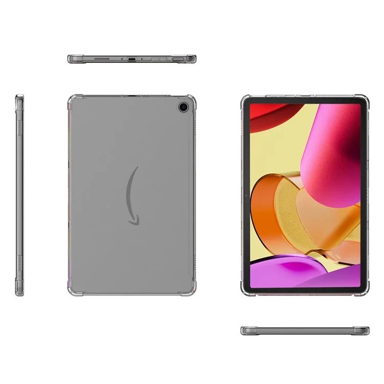 TPU Tablet Case for Amazon Fire Max 11 , Reinforced Corners Transparent Anti-drop Tablet Cover