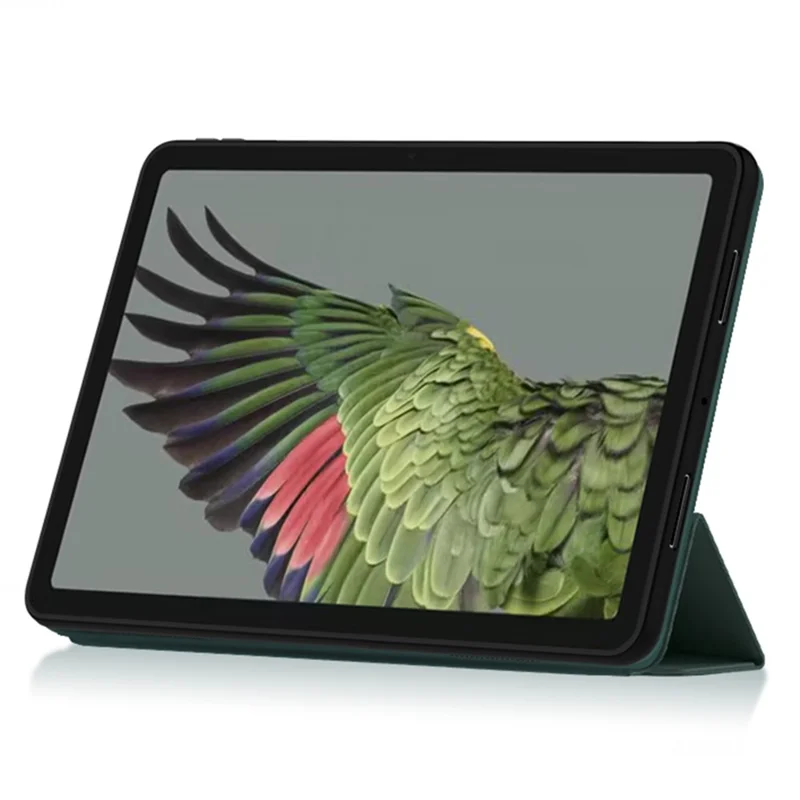 PU Leather + TPU Tablet Case for Google Pixel Tablet , Trifold Stand Protective Tablet Cover - Cyan