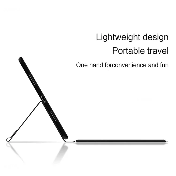 Para Google Pixel Tablet Leather Case + Touchpad Bluetooth Keyboard