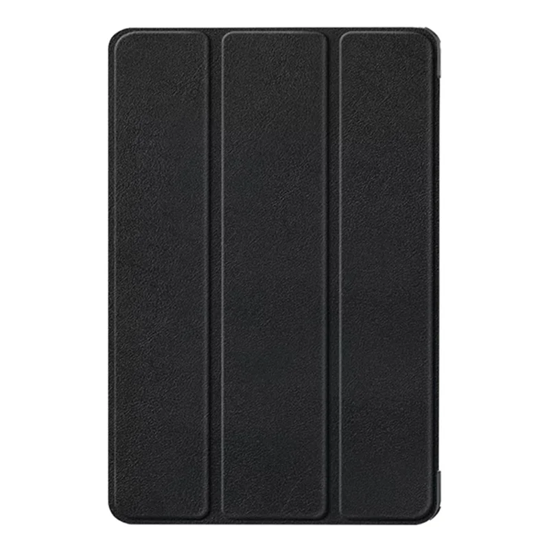 For Amazon Fire Max 11 Tri-fold Stand Tablet Case PU Leather Auto Wake / Sleep Full Body Protection Cover - Black