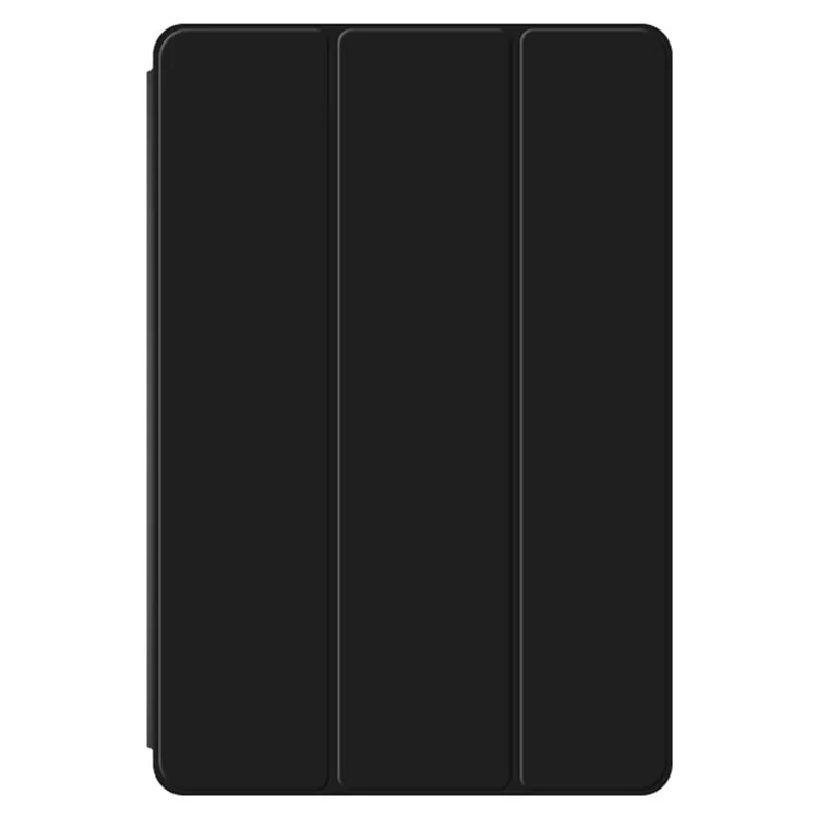 Für Google Pixel Tablet Trifold Stand magnetisches Leder-Tablet-Cover Stifthalter Hülle mit Loch für Ladegerät Lautsprecher Dockingstation - Schwarz