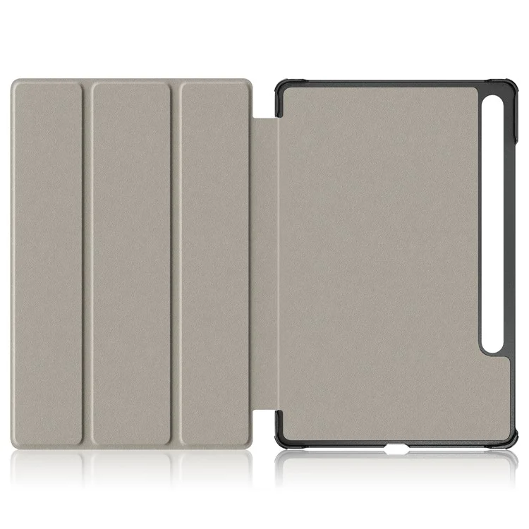 Для Samsung Galaxy Tab S10+ Wi-Fi SM-X820 SM-X826B / Tab S9+ Tri-Fold Stand Cover PU Leather Pattern Printing Smart Tablet Case - Лошадь