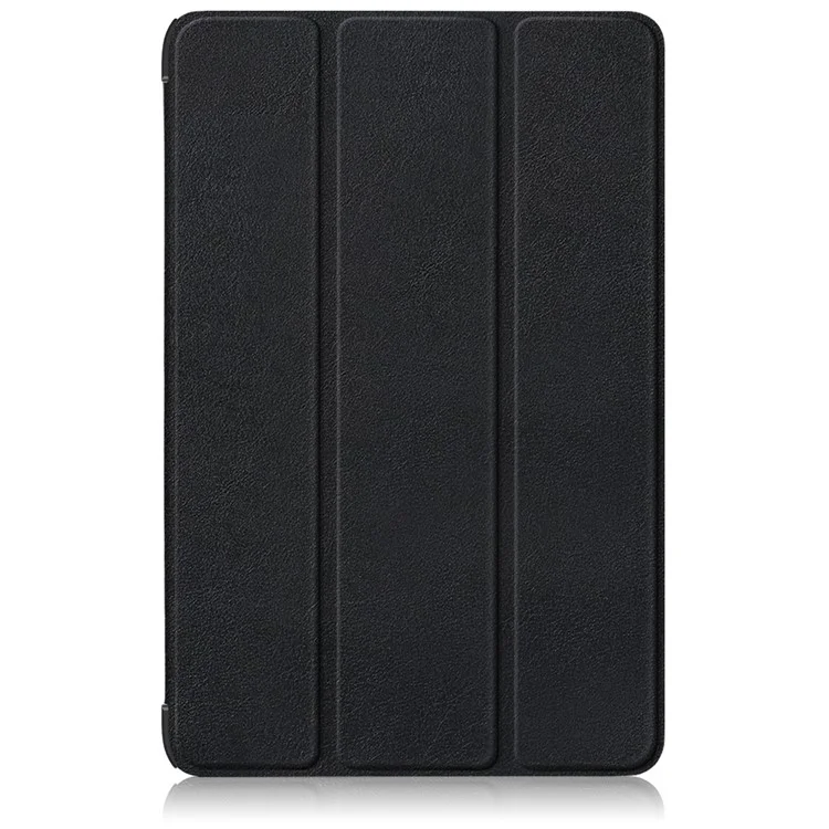 Pour Samsung Galaxy Tab S10+ Wi-Fi SM-X820 SM-X826B / Tab S9+ / S9 FE+ Étui de protection en cuir PU à triple volet avec support - Noir