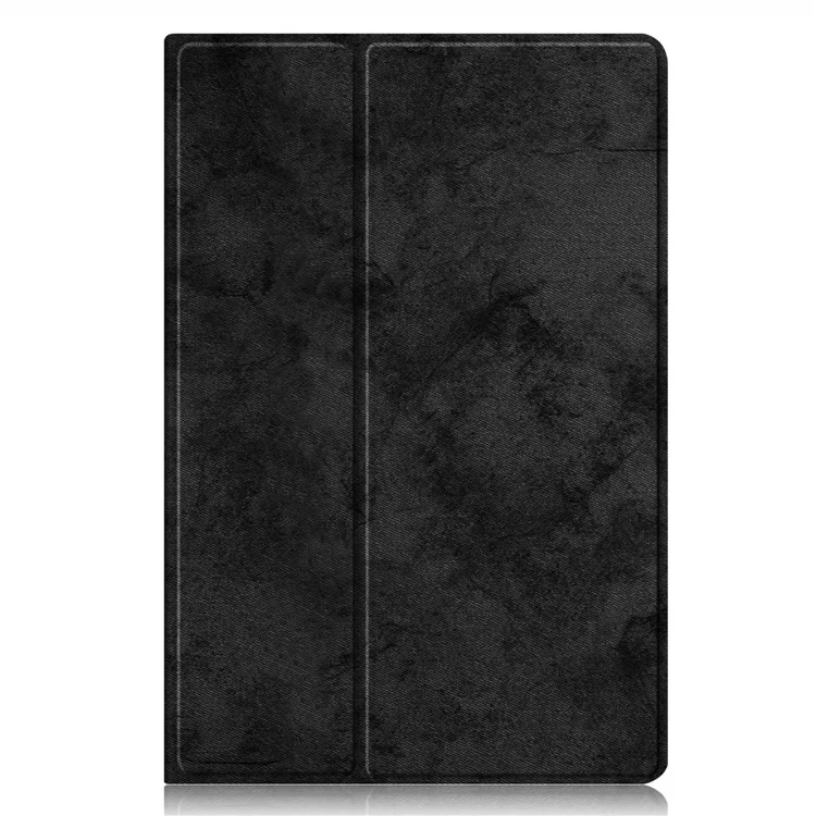 Étui pour tablette pour Samsung Galaxy Tab S10+ Wi-Fi SM-X820 SM-X826B / Tab S9+ SM-X810 (Wi-Fi), SM-X816B (5G Global), SM-X818U (5G US) Housse de protection rotative en cuir - Noir