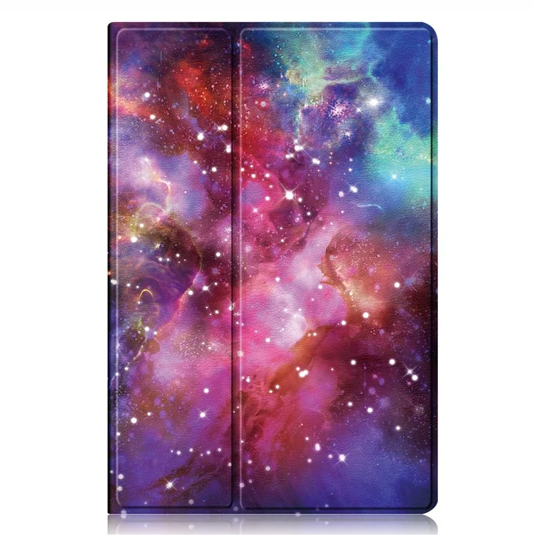 Étui pivotant pour tablette Samsung Galaxy Tab S10+ Wi-Fi SM-X820 SM-X826B / Tab S9+ SM-X810 (Wi-Fi), SM-X816B (5G mondial), SM-X818U (5G US) Impression de motif en cuir PU Support - Galaxy