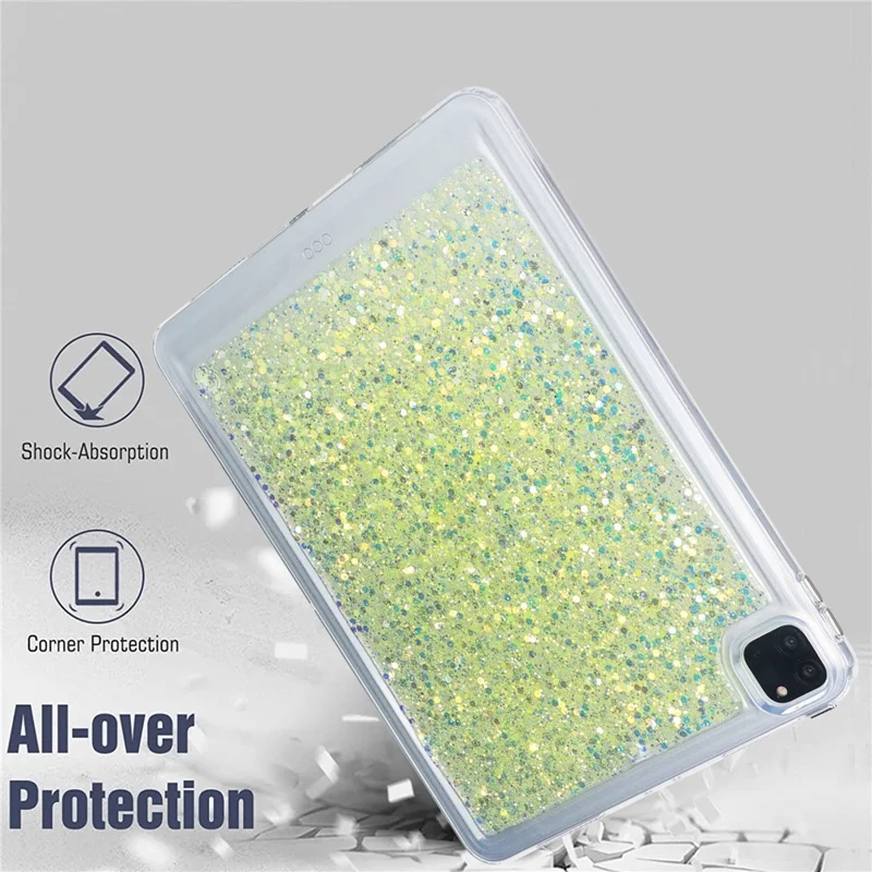 Funda con purpurina para iPad Pro 11 (2018) / (2020) / (2021) / (2022), funda protectora de tableta TPU + PC - Estilo E