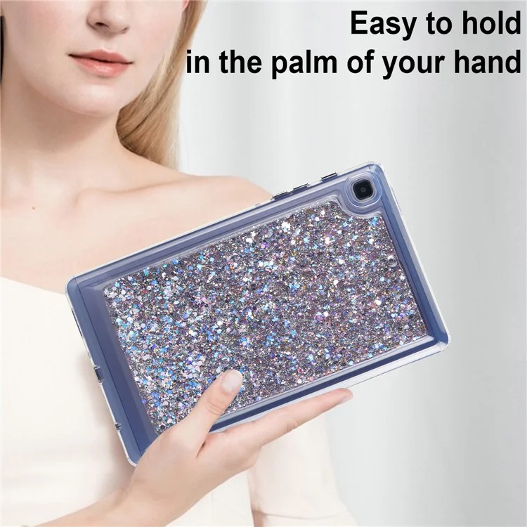 Per Samsung Galaxy Tab A7 Lite 8.7-inch T225 / T220 Anti-drop Protective Tablet Case Glitter TPU + PC Cover - Stile A