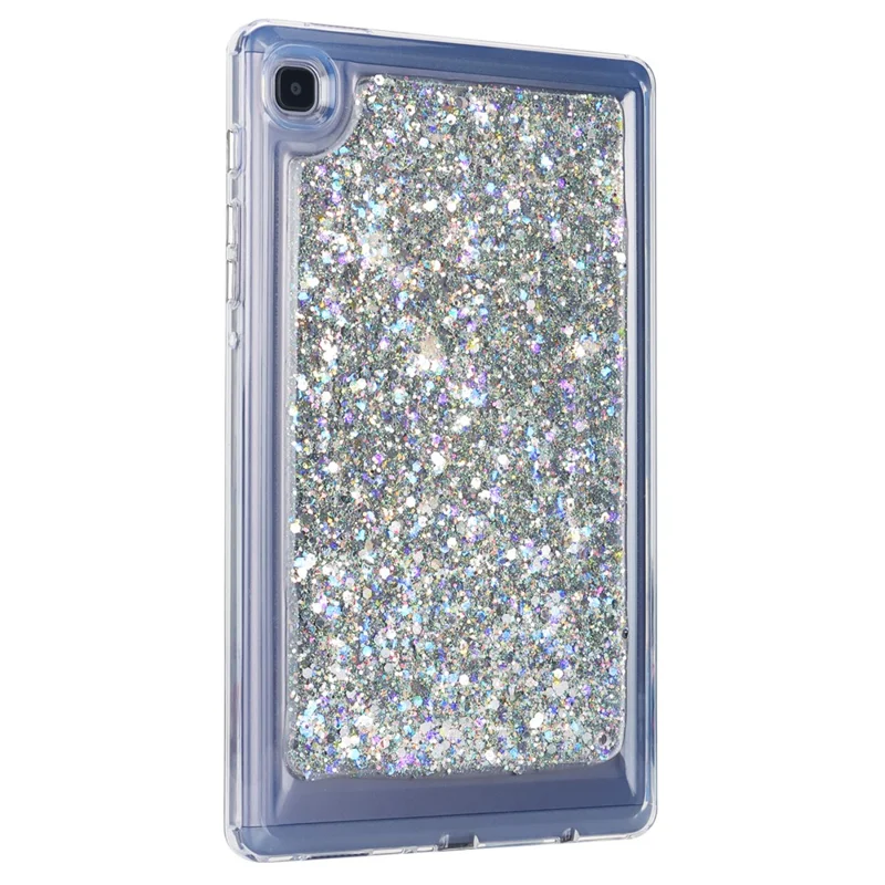 For Samsung Galaxy Tab A7 Lite 8.7-inch T225 / T220 Anti-drop Protective Tablet Case Glitter TPU + PC Cover - Style C