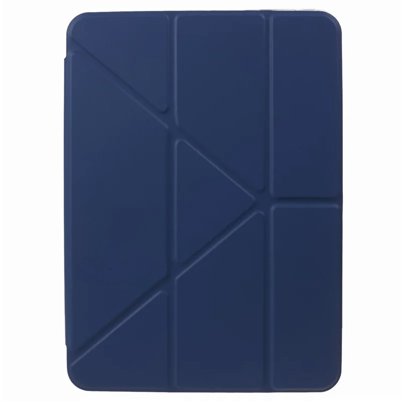 MUTURAL For iPad Pro 11 (2020) / (2021) / (2022) Tablet Case PU Leather Origami Stand Cover with Detachable Pencil Holder - Dark Blue