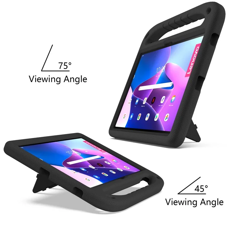 Pour Lenovo Tab P11 Gen 2 Main Grip EVA Étui de Tablette Support Antichoc Housse de Tablette - Noir