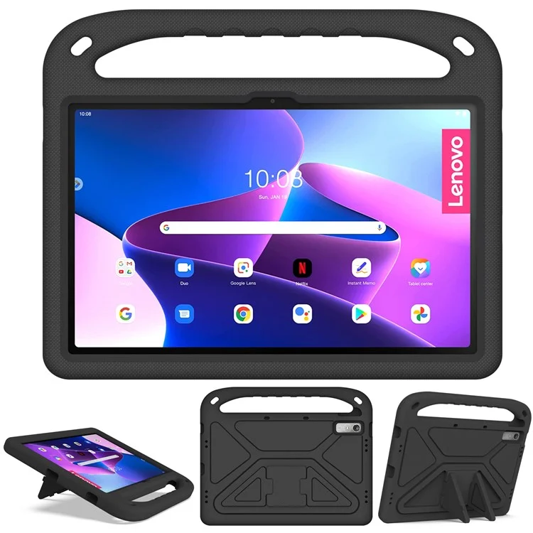 Pour Lenovo Tab P11 Gen 2 Main Grip EVA Étui de Tablette Support Antichoc Housse de Tablette - Noir