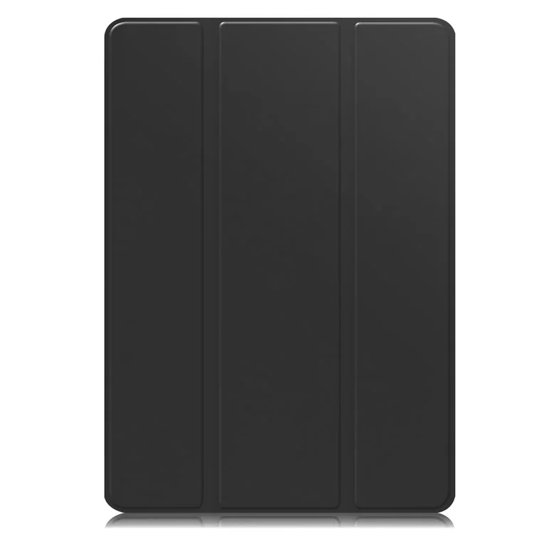 Tri-fold Stand Case für Samsung Galaxy Tab S9, PU-Lederhülle mit Auto-Wake / Sleep Tablet-Abdeckung mit Stiftfach - Schwarz