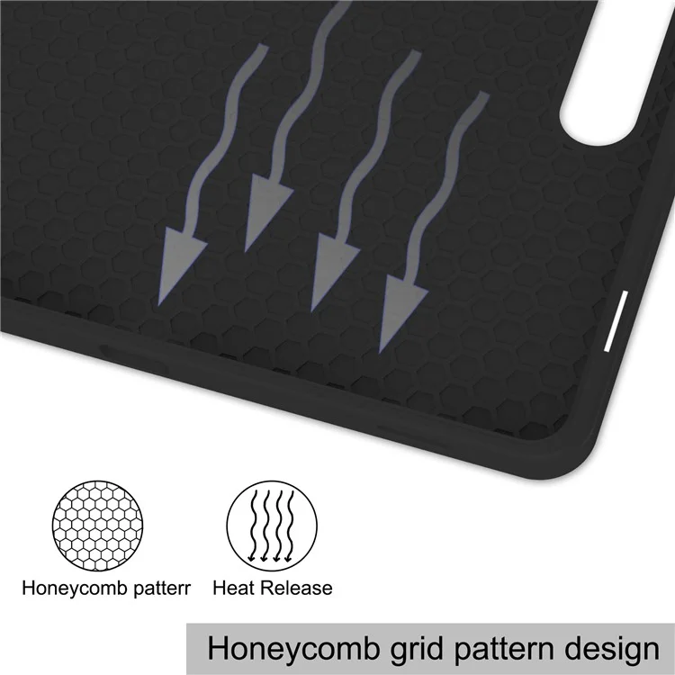 Tri-fold Stand Case für Samsung Galaxy Tab S9, PU-Lederhülle mit Auto-Wake / Sleep Tablet-Abdeckung mit Stiftfach - Schwarz