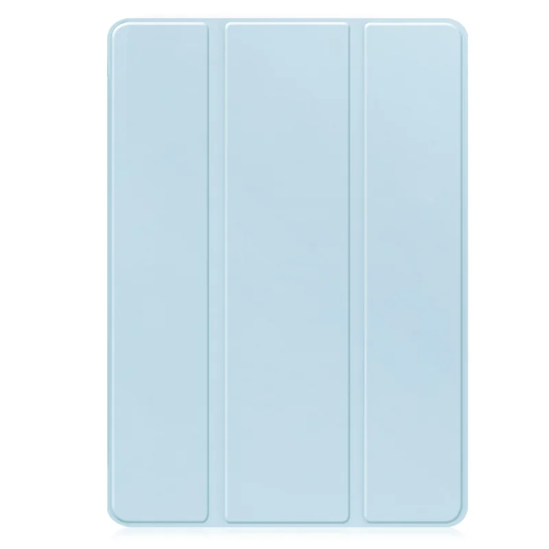 Tri-fold Stand Case for Samsung Galaxy Tab S9 , PU Leather Auto Wake / Sleep Tablet Cover with Pen Slot - Sky Blue