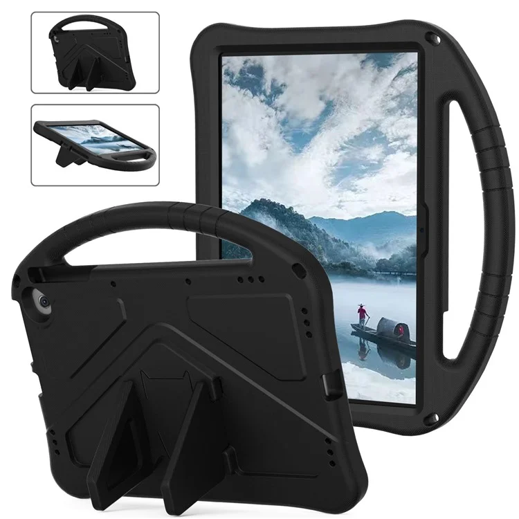 Custodia protettiva EVA per Amazon Fire Max 11 / Google Pixel Tablet, impugnatura, supporto per tablet - Nero