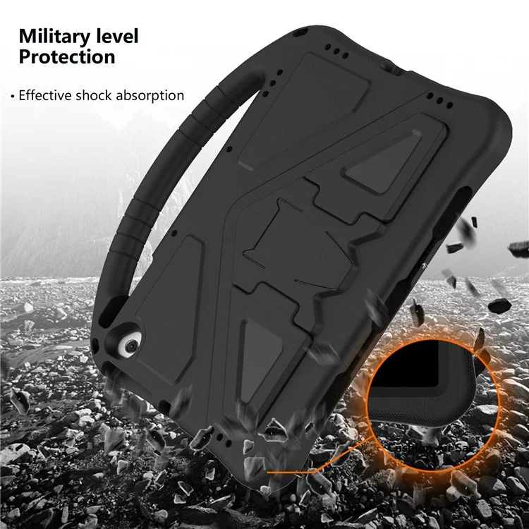 Custodia protettiva EVA per Amazon Fire Max 11 / Google Pixel Tablet, impugnatura, supporto per tablet - Nero