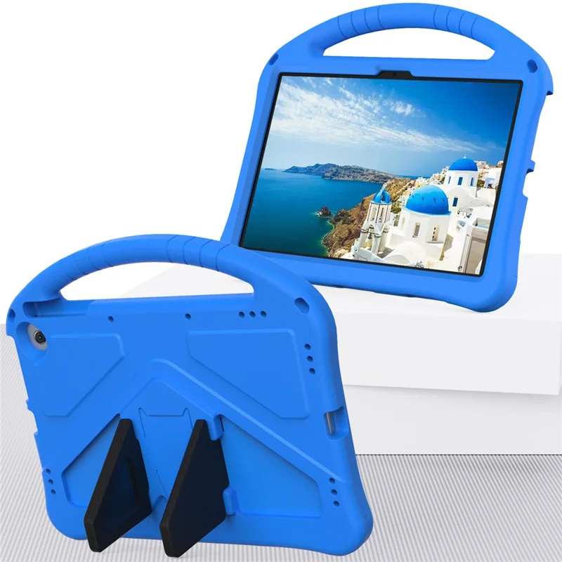 EVA Protective Cover for Amazon Fire Max 11 / Google Pixel Tablet , Grip Handle Kickstand Tablet Case - Blue