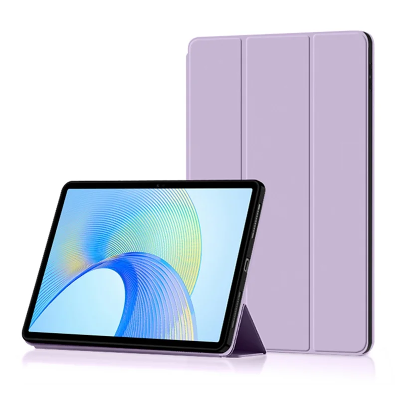Trifold Stand Case for Honor Pad X9 / Pad X8 Pro , PU Leather Protective Tablet Cover - Purple