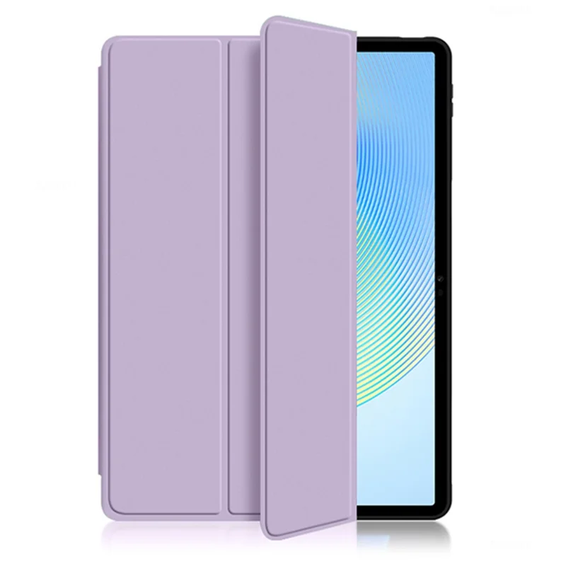 Trifold Stand Case for Honor Pad X9 / Pad X8 Pro , PU Leather Protective Tablet Cover - Purple