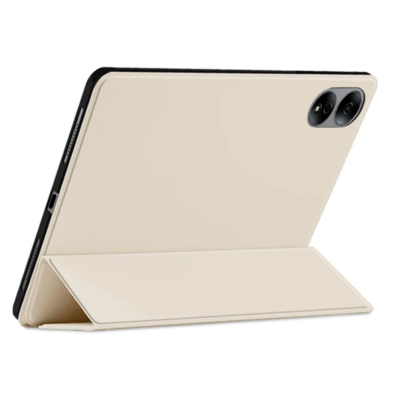 Trifold Stand Smart Case for Honor MagicPad 13 , PU Leather Auto Sleep / Wake Tablet Cover - Khaki