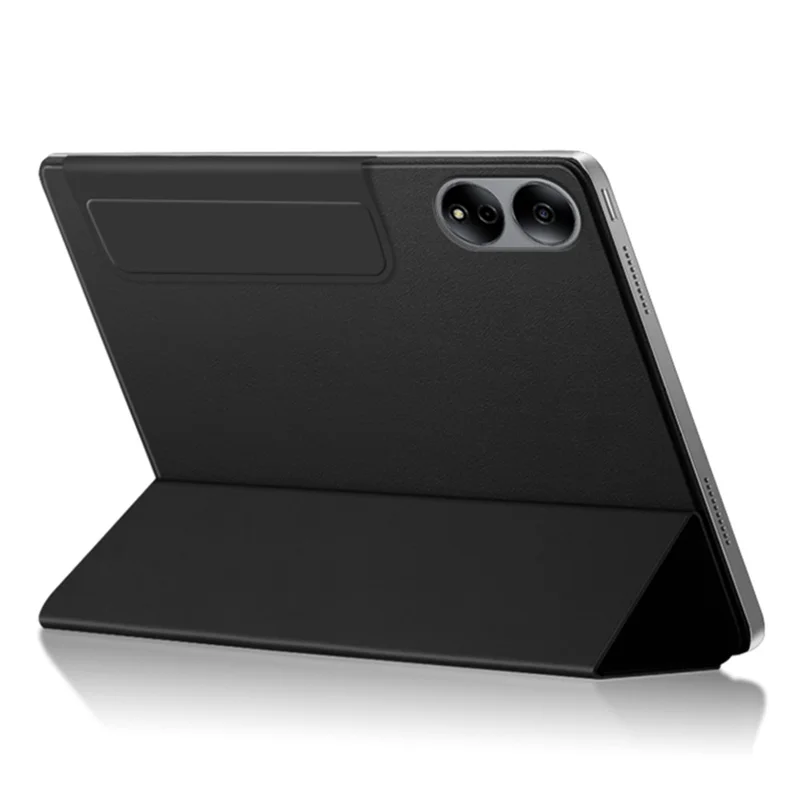 For Honor MagicPad 13 Capa Trifold Stand Magnética Folio de Couro PU Sono/Despertar Automático Caso de Tablet - Preto