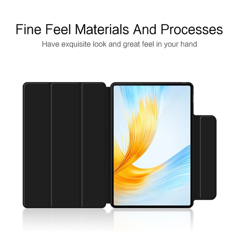 For Honor MagicPad 13 Trifold Stand Cover PU Leather Magnetic Folio Auto Sleep / Wake Tablet Case - Blue