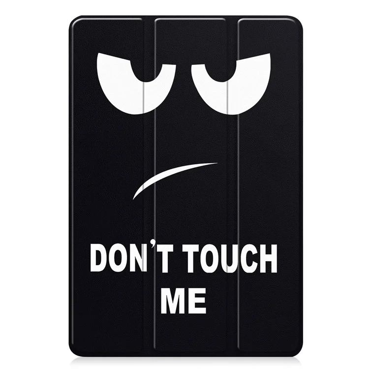 Für Huawei MatePad 11.5 Tri-fold Stand Tablet Cover Pattern Printing PU Leder Tablet Case - Fassen Sie mich nicht an