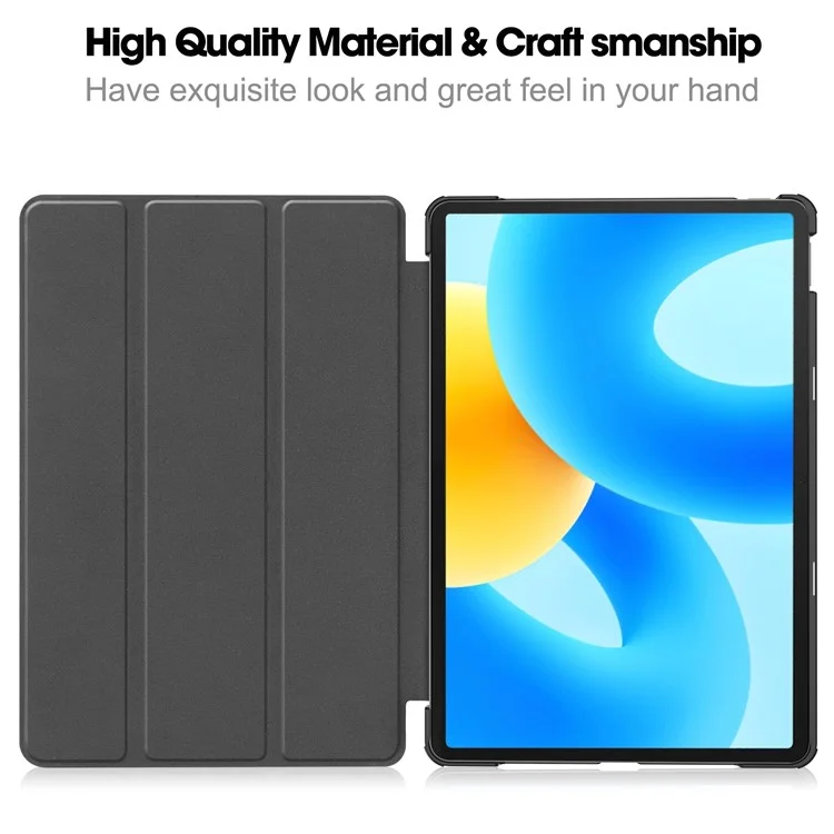 Für Huawei MatePad 11.5 Tri-fold Stand Tablet Cover Pattern Printing PU Leder Tablet Case - Fassen Sie mich nicht an