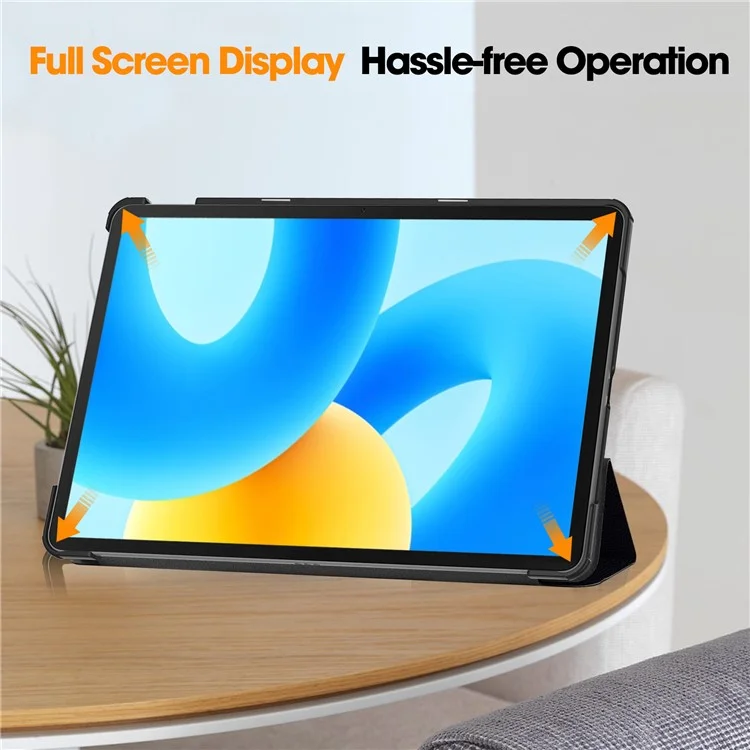 Für Huawei MatePad 11.5 Tri-fold Stand Tablet Cover Pattern Printing PU Leder Tablet Case - Fassen Sie mich nicht an