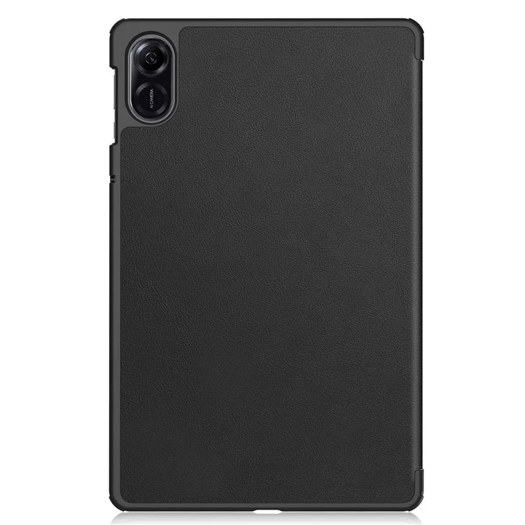 For Honor Pad X8 Pro Tri-Fold Stand Shell  Funda Protectora de Cuero PU con Cierre Automático de Reposo / Desbloqueo Tablet - Negro